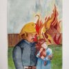 Сказочный герой пожарного